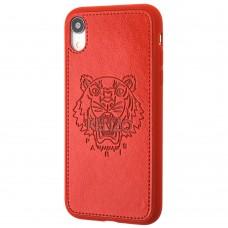 Чохол для iPhone Xr Kenzo leather червоний