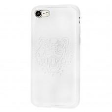 Чехол для iPhone 7 / 8 Kenzo leather белый