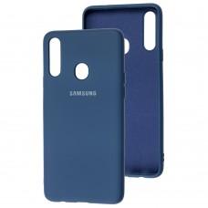 Чехол для Samsung Galaxy A20s (A207) Full Bran синий