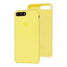Чехол Silicone для iPhone 7 Plus / 8 Plus case желтый