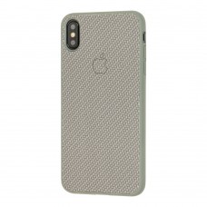 Чохол Carbon New для iPhone Xs Max сірий