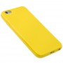 Чехол силиконовый для iPhone 6 глянцевый желтый
