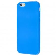 Чохол силіконовий для iPhone 6 глянсовий синій