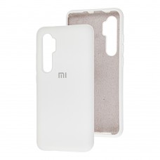 Чехол для Xiaomi Mi Note 10 Lite Silicone Full белый