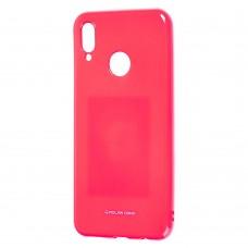 Чохол для Huawei P Smart Plus Molan Cano Jelly глянець рожева фуксія