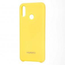 Чехол для Huawei P Smart Plus Silky Soft Touch "желтый"