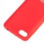 Чохол для Xiaomi Redmi 6A Silky Soft Touch "червоний"