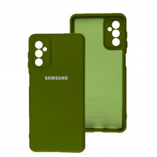 Чохол для Samsung Galaxy M52 (M526) Silicone Full camera зелений