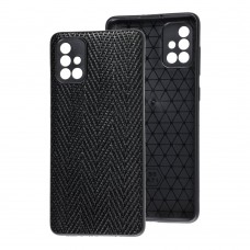 Чехол для Samsung Galaxy A71 (A715) Leather case волна