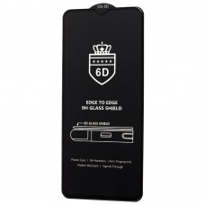 Защитное стекло 6D для Samsung Galaxy A02s (A025) OG Crown черный (OEM)
