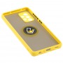 Чехол для Samsung Galaxy A72 (A726) LikGus Edging Ring желтый