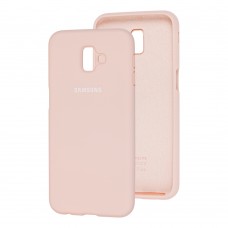 Чехол для Samsung Galaxy J6+ 2018 (J610) Silicone Full бледно-розовый 