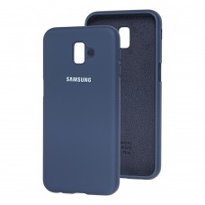 Чехол для Samsung Galaxy J6+ 2018 (J610) Silicone Full темно-синий
