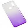 Чохол для Samsung Galaxy A10s (A107) Gradient Design біло-фіолетовий