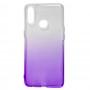 Чехол для Samsung Galaxy A10s (A107) Gradient Design бело-фиолетовый