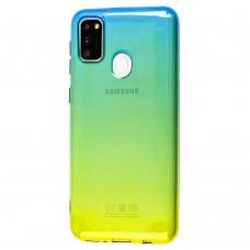 Чохол для Samsung Galaxy M21 / M30s Gradient Design жовто-зелений