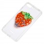 Чехол для Xiaomi Redmi 6A жидкие фрукты 3D "клубника"