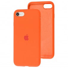 Чохол для iPhone 7 / 8 / SE20 Silicone Slim Full помаранчевий