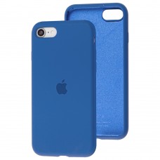 Чехол для iPhone 7 / 8 / SE20 Silicone Slim Full camera navy blue