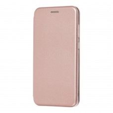 Чехол книжка Premium для Samsung Galaxy A9 2018 (A920) розово-золотистый