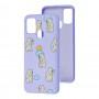 Чохол для Samsung Galaxy M31 (M315) Wave Fancy cute bears / light purple