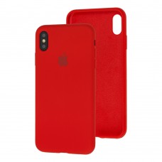 Чехол для iPhone Xs Max Silicone Full красный