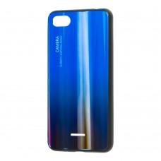 Чехол для Xiaomi Redmi 6A Gradient glass голубой