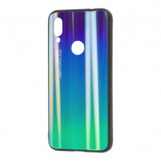 Чехол для Xiaomi Redmi 7 Gradient glass фиолетово-зеленый