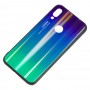 Чехол для Xiaomi Redmi 7 Gradient glass фиолетово-зеленый