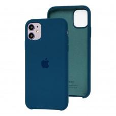 Чехол Silicone для iPhone 11 case cosmos blue 