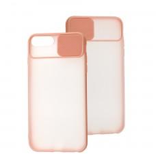 Чехол для iPhone 7 Plus / 8 Plus LikGus Camshield camera protect розовый