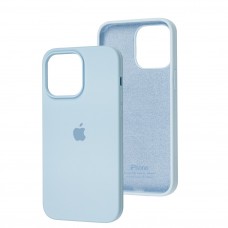 Чехол для iPhone 14 Pro Max Silicone Full голубой / sky blue