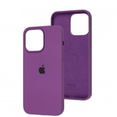 Чехол для iPhone 14 Pro Max Silicone Full фиолетовый / grape
