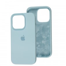Чохол для iPhone 14 Pro Square Full silicone блакитний / sky blue