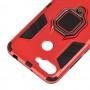 Чохол для Xiaomi Redmi 6 Transformer Ring удароміцний з кільцем червоний