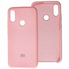 Чехол для Xiaomi Redmi Note 7 Silky Soft Touch светло-розовый