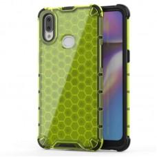 Чехол для Samsung Galaxy A10s (A107) Transformer Honeycomb ударопрочный зеленый