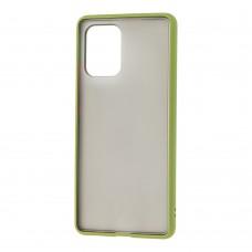 Чехол для Samsung Galaxy S10 Lite (G770) LikGus Maxshield зеленый