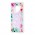Чехол для Samsung Galaxy S9 (G960) Блестки вода светло-розовый "цветущие уголки"