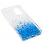 Чохол для Samsung Galaxy A32 (A325) Wave confetti white/blue
