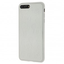 Чохол для iPhone 7 Plus / 8 Plus Mickey Mouse leather білий