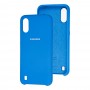 Чехол для Samsung Galaxy A01 (A015) Silky Soft Touch голубой