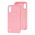 Чохол для Samsung Galaxy A01 (A015) Silky Soft Touch світло-рожевий