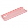 Чехол для Samsung Galaxy A01 (A015) Silky Soft Touch светло-розовый