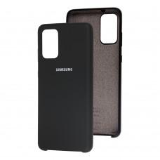 Чехол для Samsung Galaxy S20+ (G985) Silky Soft Touch "черный"