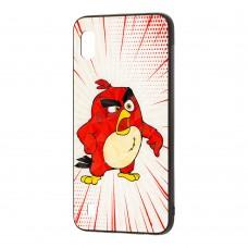 Чехол для Samsung Galaxy A10 (A105) Prism "Angry Birds" Red