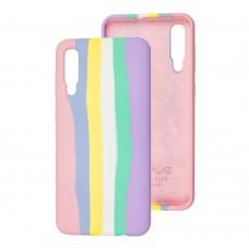 Чехол для Samsung Galaxy A50/A50s/A30s Wave Rainbow pink