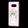 Чехол для Samsung Galaxy S8 (G950) Блестки вода светло-розовый "мороженое"