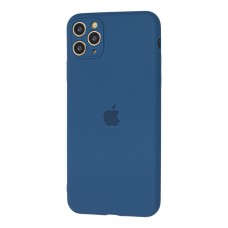 Чехол для iPhone 11 Pro Max Silicone Slim Full синий
