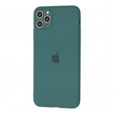 Чехол для iPhone 11 Pro Max Silicone Slim Full сосновый зеленый